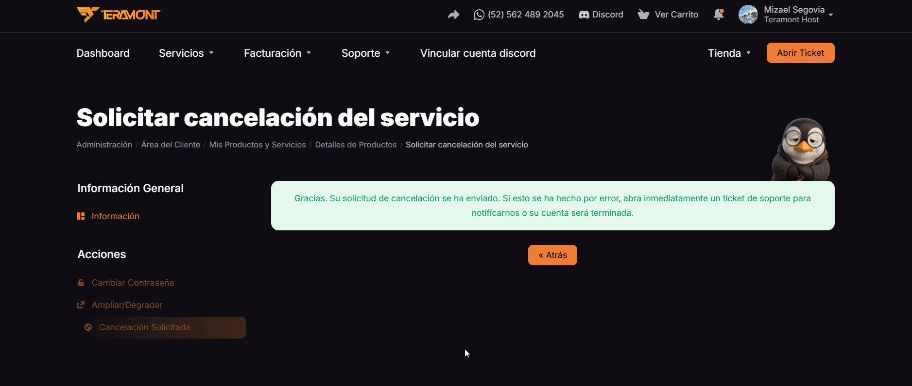 Confirmación visual