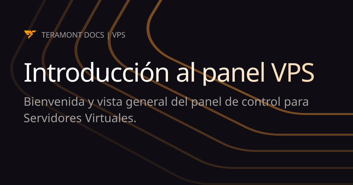 Introducción al panel VPS